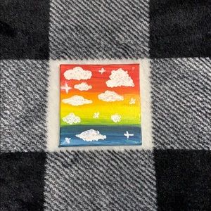 Mini acrylic painting by me.